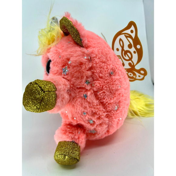 Rainbocorns Fairycorn Surprise 7" Plush W/ Glittery Gold Fairy Wings Stuffed Toy - Picture 5 of 6